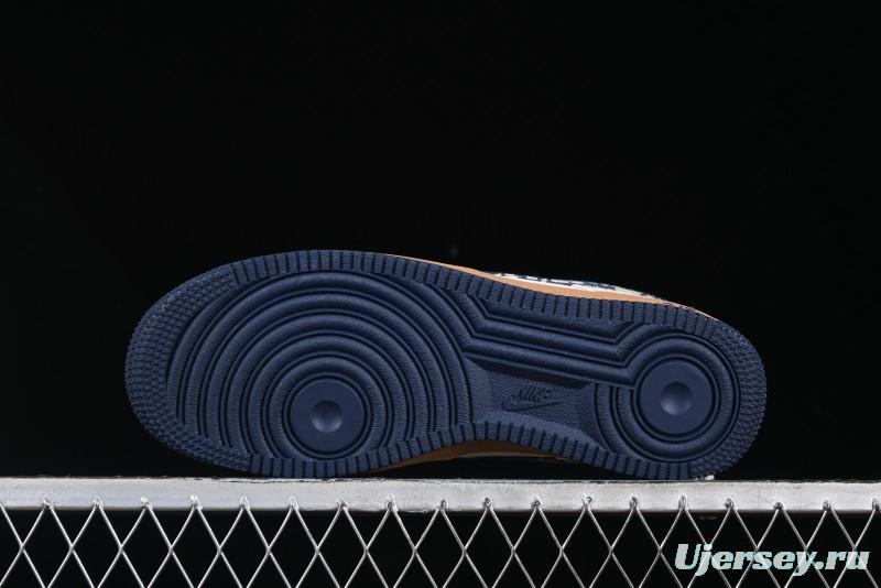 Nike Air Force 1 '07 Low Dior Collaboration Grey Knit Casual Sneakers - KK1988-052