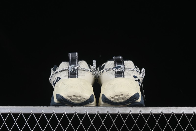 Fila Fusion Retro Mars Running Shoes with Lace-Up Design and Cushioned Sole - F12W432101FSH