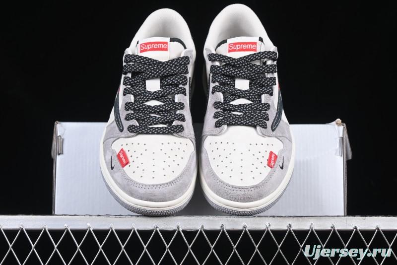 Nike Travis Scott x Fragment Design x Air Jordan 1 Low OG SP AJ1 Retro Sneakers - DM7866-050