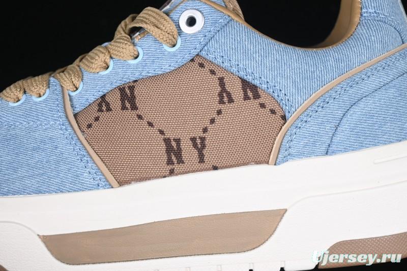 New York Yankees MLB Chunky Liner Dia Monogram Thick Sole Casual Running Shoes - 3ASXCLJ4N50BLS