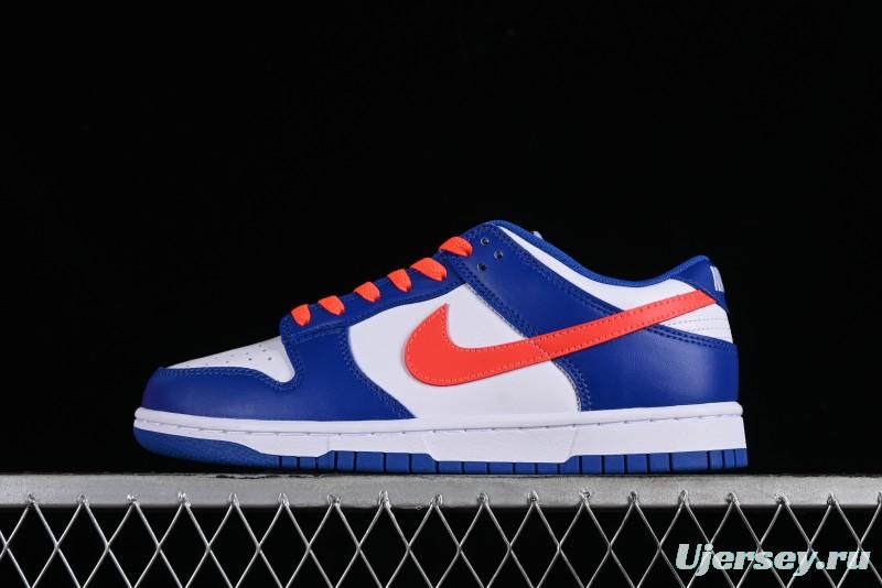 Nike Dunk Low SB Casual Skate Shoes in White Blue Red - CW1590-104