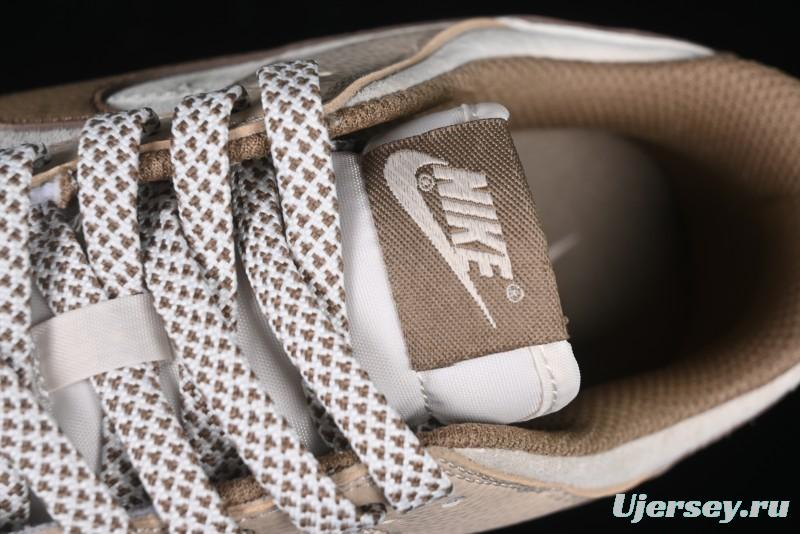 Nike SB Dunk Low Anniversary Edition Dark Swoosh Brown White Custom Low-Top Casual Skate Shoes - DJ2024-071