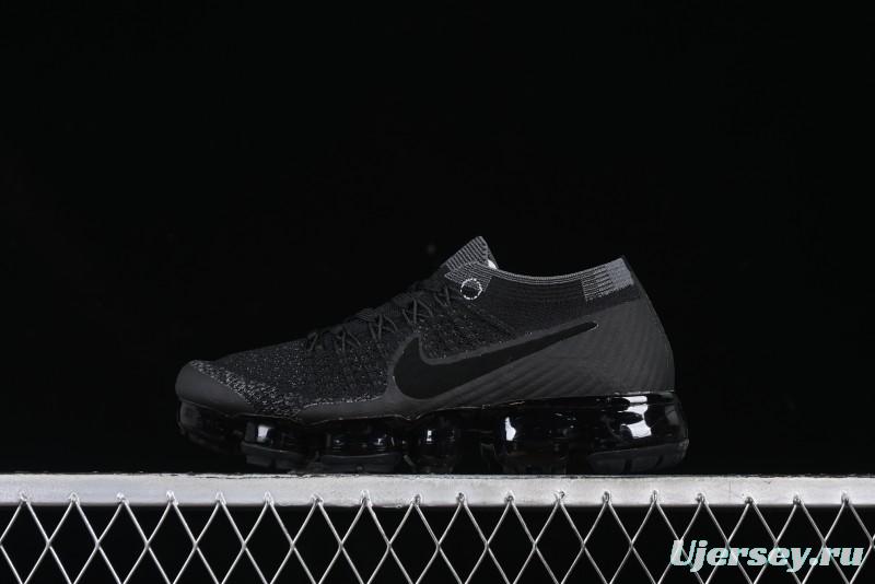 Nike Vapormax Flyknit Breathable Casual Running Shoes with Full-Length Air Cushion - 849558-007