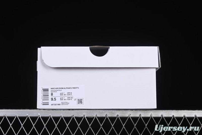 Nike Zoom VaporFly Next 3% Prototype Super Marathon Running Shoes with Dual Air Zoom and ZoomX Foam - HF7357-900