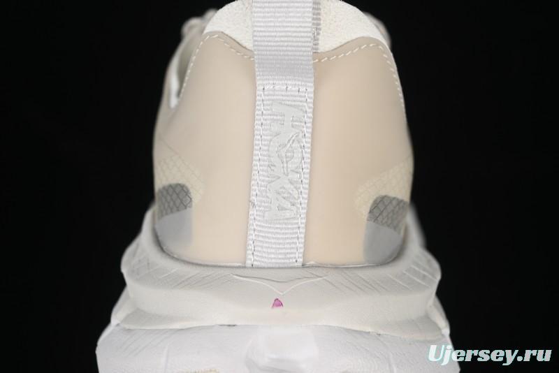 HOKA ONE ONE Satisfy Running Mafate Trail Low-Cut Cushioned Outdoor Hiking Shoes - 1157050 BONE