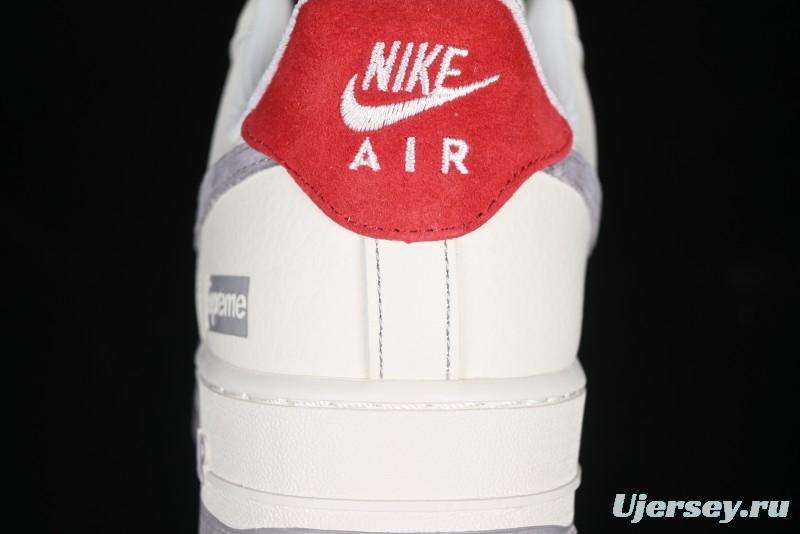 Nike Air Force 1 '07 Low Supreme Casual Sneakers with Full-Length Air Cushion - BB7518-020