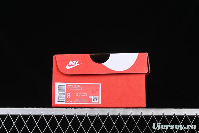 Nike Classic Cortez Leather Retro Running Shoes - FQ8108-110