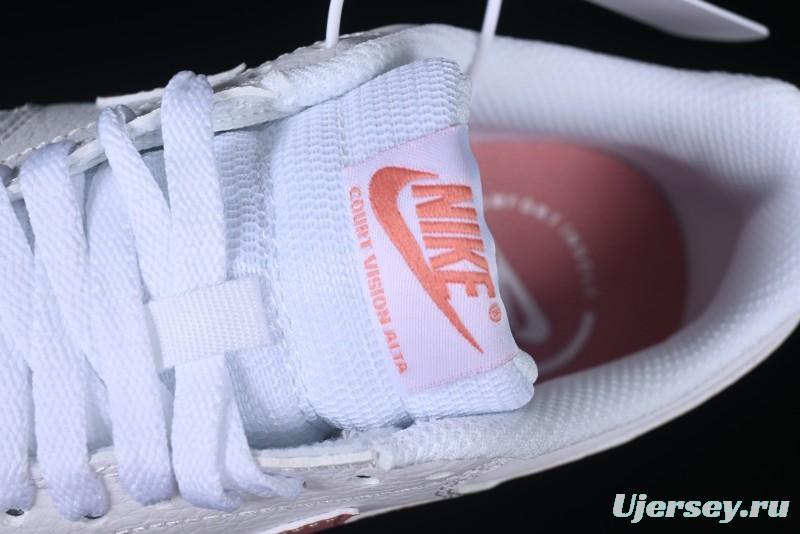 Nike Court Vision Alta Low-Top Casual Sneakers with Thick Sole - DZ5394-102