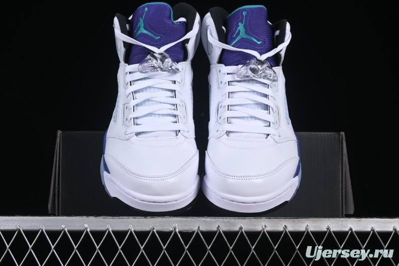 Nike Air Jordan 5 OG "Grape" Retro Basketball Shoes - HQ7978-100
