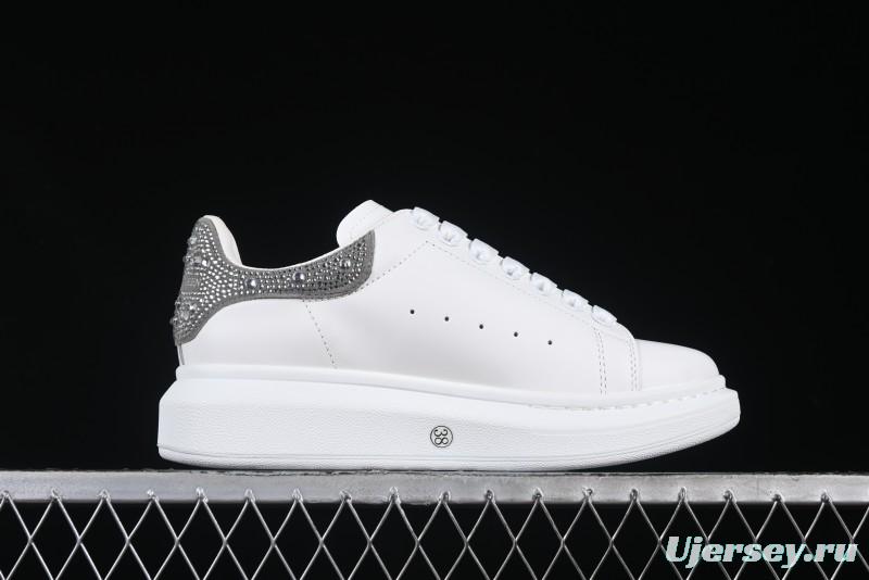 Alexander McQueen Oversized Sneakers with White Rhinestones - D.E5