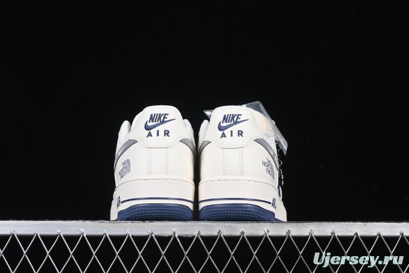 Nike Air Force 1 '07 Low The North Face Collaboration Off-White Blue Diamond Casual Sneakers - DM6688-001