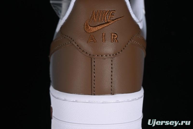 Nike Air Force 1 '07 Low Custom Anime Theme Gradient Brown Swoosh Casual Sneakers - FN0366-103