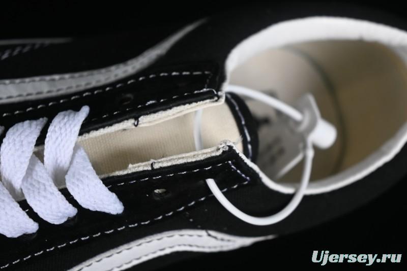 Vans Buzz Old Skool Peace Dove Classic Canvas Patchwork Low-Top Skate Shoes - VN000CR5BPB