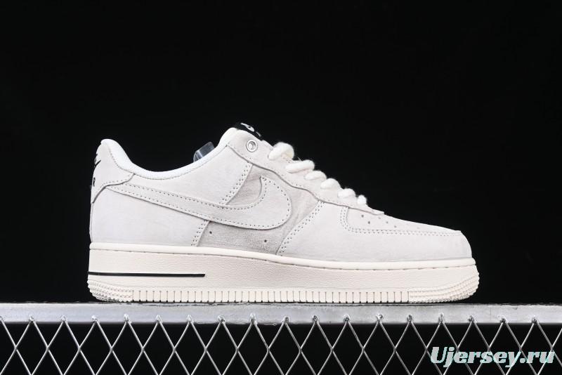 Nike Air Force 1 '07 Low Supreme Champion Collaboration Off-White Mini Swoosh Casual Sneakers - SJ6698-020