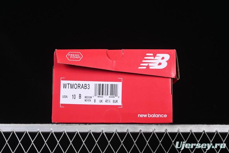New Balance Fresh Foam X More V3TDS Low-Top Running Shoes with Durable Slip-Resistant Outsole - WTMORAB3