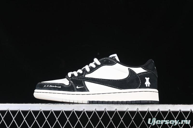 Nike Travis Scott x Fragment Design x Air Jordan 1 Low OG SP AJ1 Collaboration Sneakers - SJ2086-138