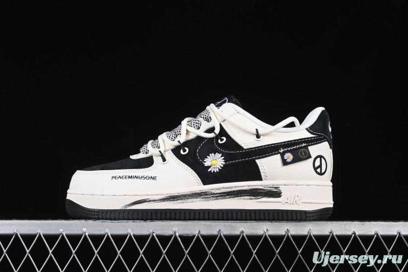 Nike Air Force 1 '07 Low GDragon Collaboration Daisy Graffiti Lace-Up Low-Top Casual Sneakers - DM6688-011