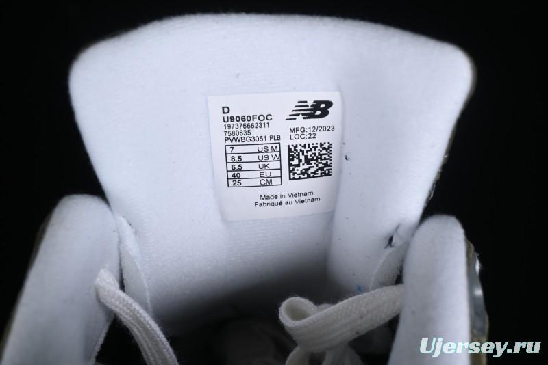 Joe Freshgoods x New Balance 9060 Retro Running Sneakers with ABZORB Cushioning - U9060FOC