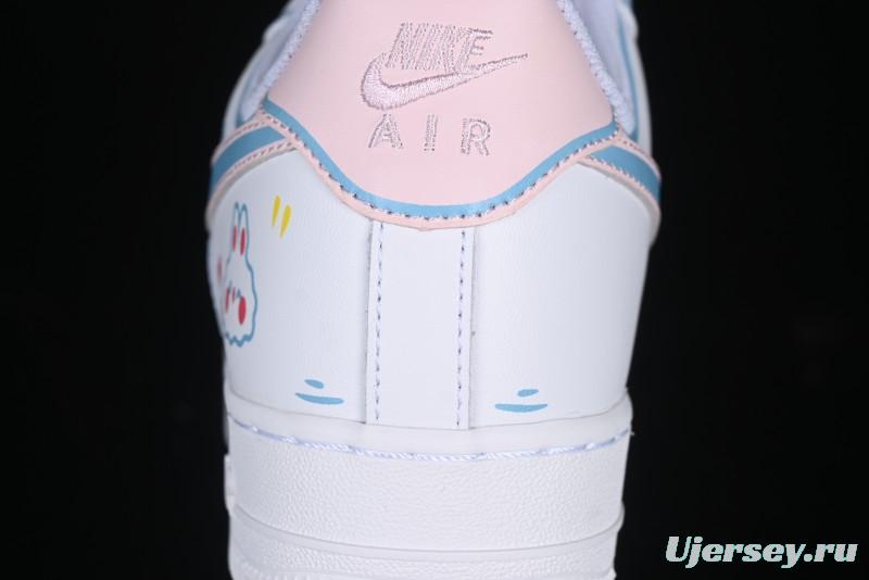 Nike Air Force 1 '07 Low Valentine's Day Limited Edition 2D Hand-Painted Graffiti Lollipop Casual Sneakers - TY0301-111