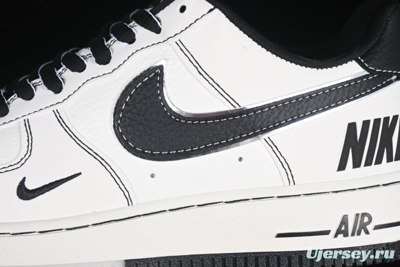 Nike Air Force 1 '07 Low Collaboration Sneakers with Black Stitch Dual-Color Sole - CH6336-515