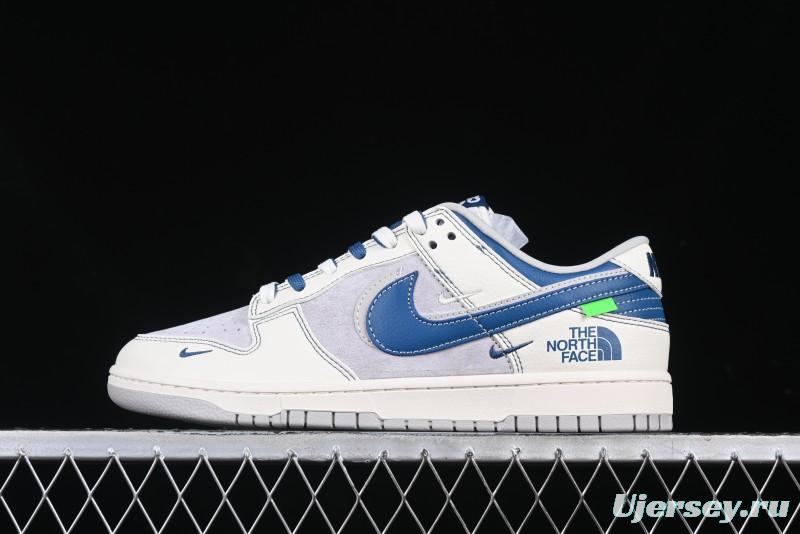 Nike SB Dunk Low The North Face Collaboration Anniversary Edition Customized Low-Top Casual Skate Shoes - DM6868-040