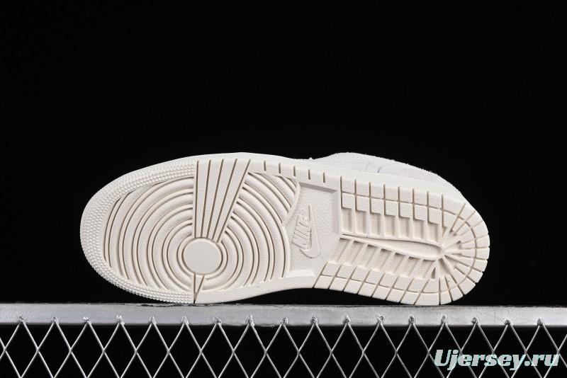 Nike Air Jordan 1 Low AJ1 Casual Sneakers in Earth Gray - FQ3055-100