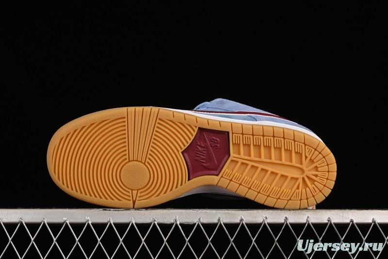 Nike SB Dunk Low "Phillies" Suede Casual Skate Shoes - DQ4040-400