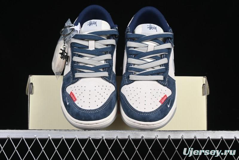 Nike SB Dunk Low Stussy Anniversary Custom Low-Top Casual Skate Shoes - DM6868-030