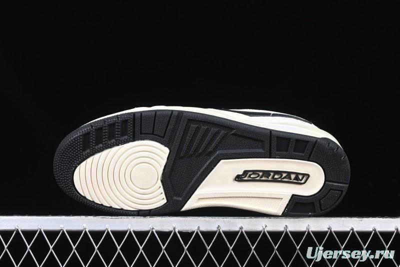 Nike Air Jordan Legacy AJ312 Low Top Sneakers with Velcro Strap and Triple Design - HV1807-101