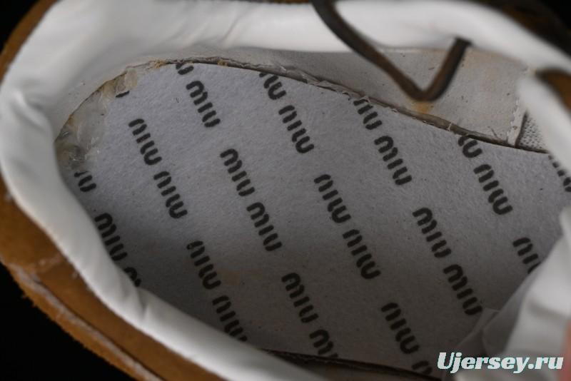 Miu Miu x New Balance 530 Low-Top Retro Running Sneakers with Deconstructed Design - AJD4