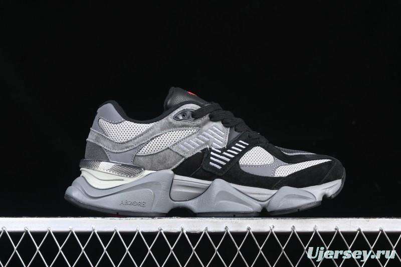 New Balance 9060 Retro Casual Running Shoes with ABZORB Cushioning Technology - U9060BLK