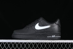 Nike Air Force 1 '07 Low Casual Sneakers with Black Splatter Design - ZH0316-046