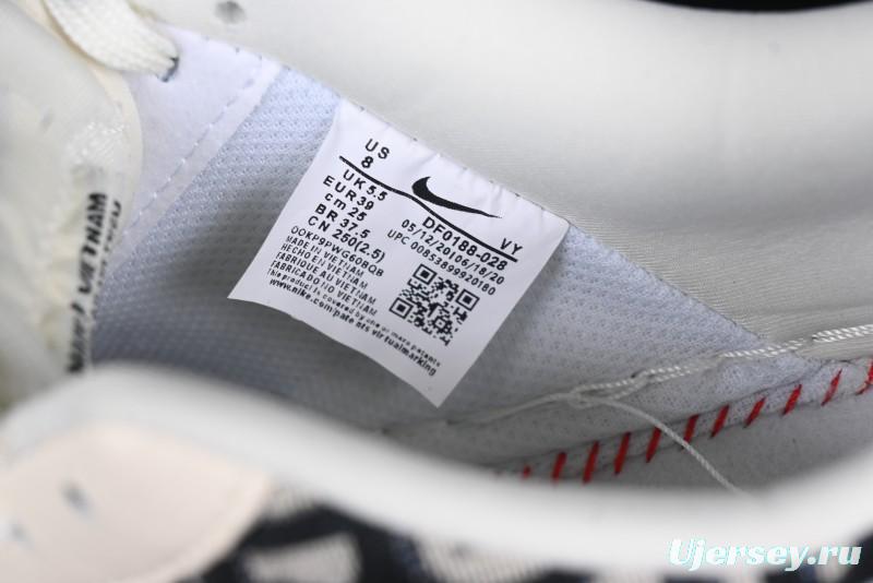 Nike Air Force 1 '07 Low Dior Collaboration Black Pattern Low-Top Casual Sneakers - DF0188-028