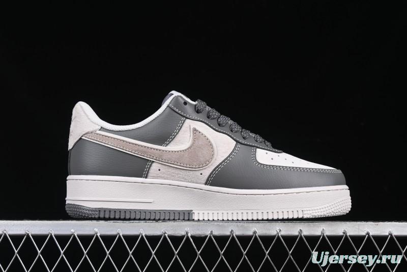 Nike Air Force 1 '07 Low North Face Collaboration Light Grey Two-Tone Low-Top Casual Sneakers - DM6688-046