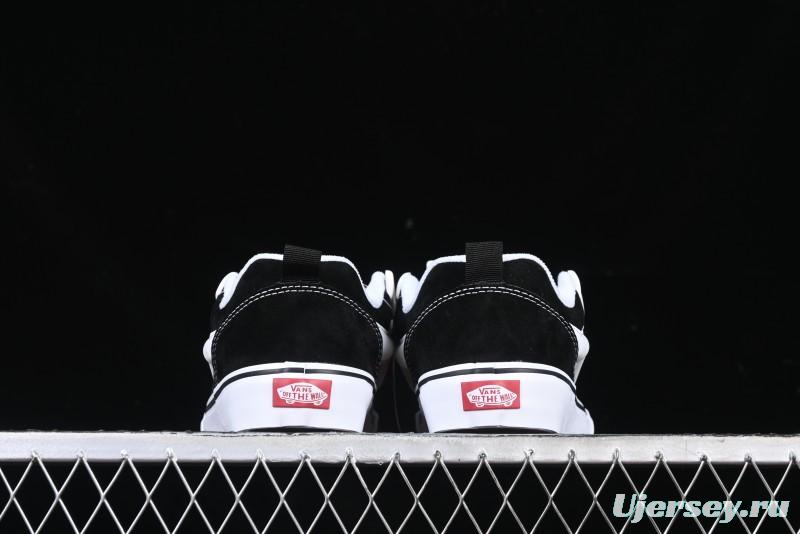 Vans Knu Skool DR Black White New Series Chunky Sneakers - VN000CZUVE9