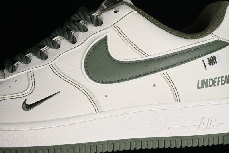 Nike Undefeated x Air Force 1'07 Low Military Green Hemp Rope Casual Sneakers - UT2023-202