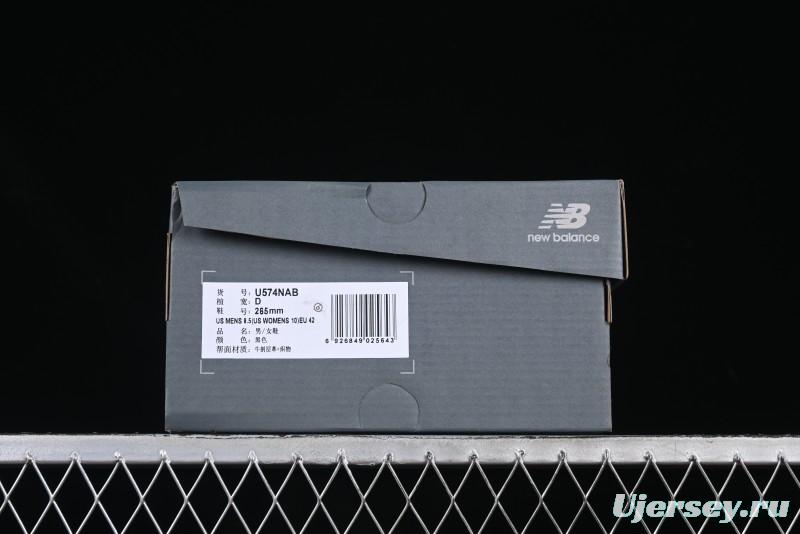 New Balance 574 Series Retro Casual Running Shoes - U574NAB