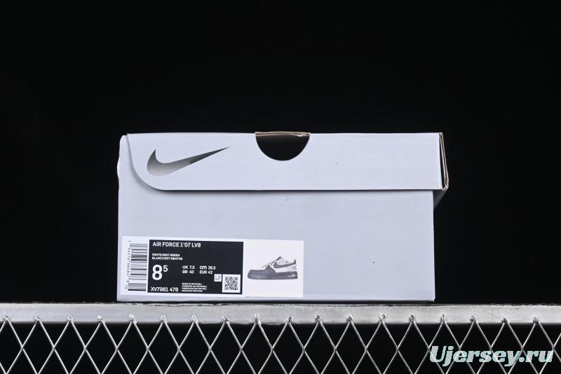 Nike Air Force 1'07 Low Star Graffiti Hand-Painted Casual Sneakers with Full-Length Air Cushion - XV7981-476