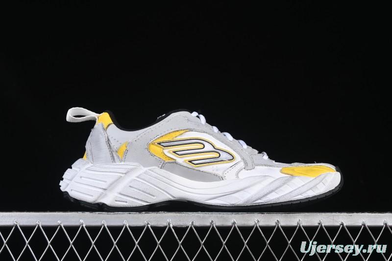 Balenciaga Monday Calf Leather Round Toe Lace-Up Low-Top Casual Shoes - WDWTS1971