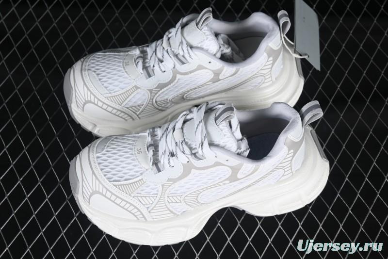 GG-CC Casual Running Shoes with Irregular Design for Trendy Look - 5509 White