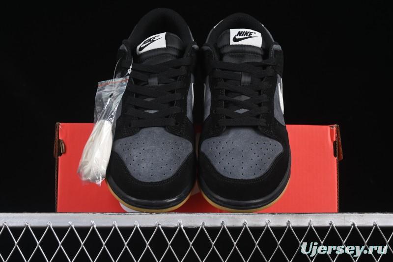 Nike Dunk Low Casual Sneakers in Black-Grey Colorway - HQ1931-001