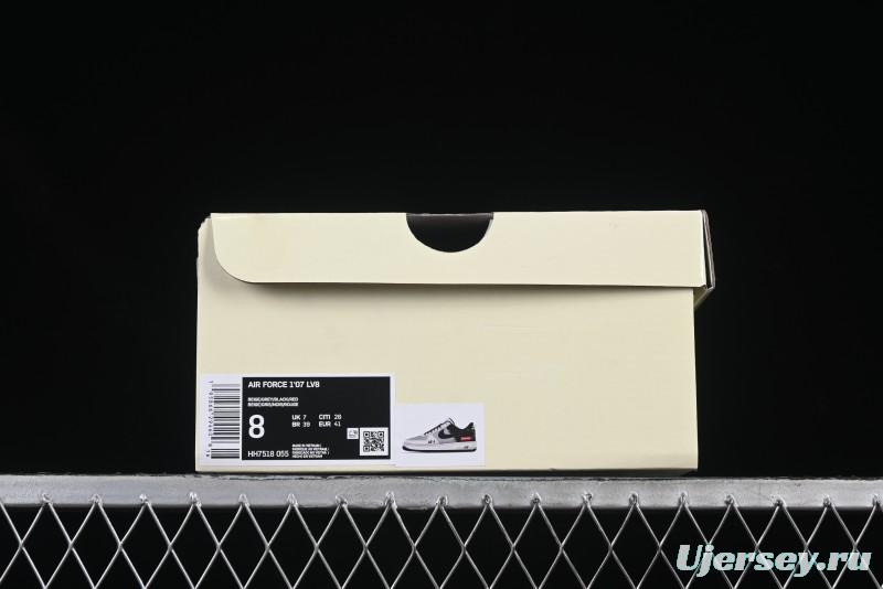 Nike Air Force 1'07 Low Supreme Casual Sneakers in Beige Grey Black - HH7518-055