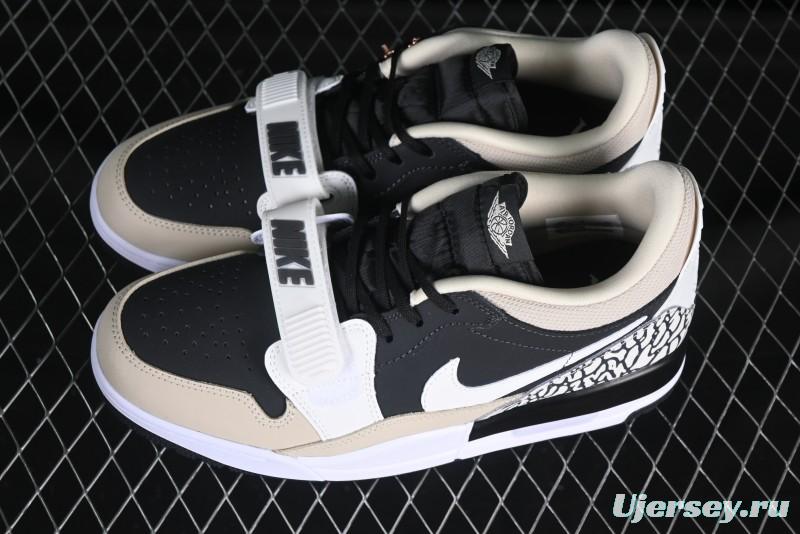 Nike Air Legacy 312 Low "Black/Sail/White" - Premium Style with Elephant Print Details