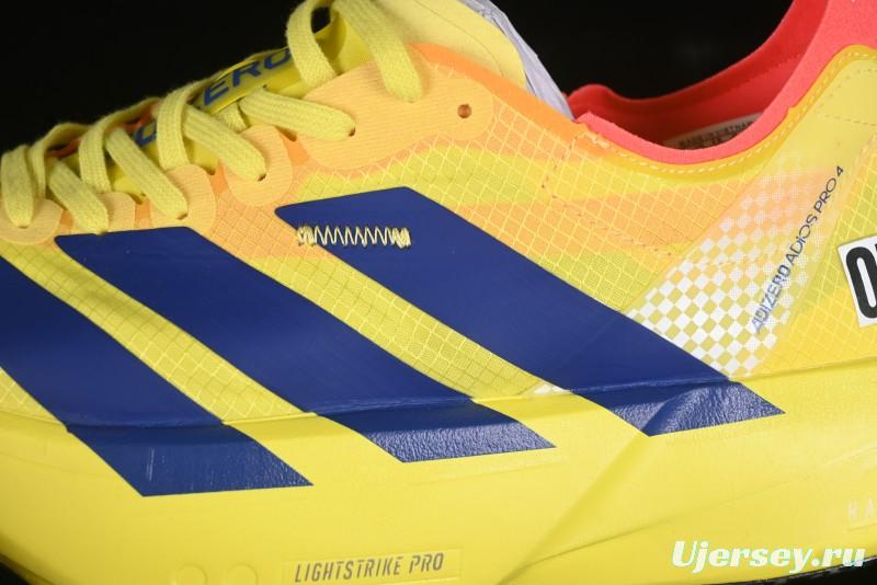 Adidas Adizero Adios 4 M Running Shoes Lightweight Breathable Low-Top - JR6373