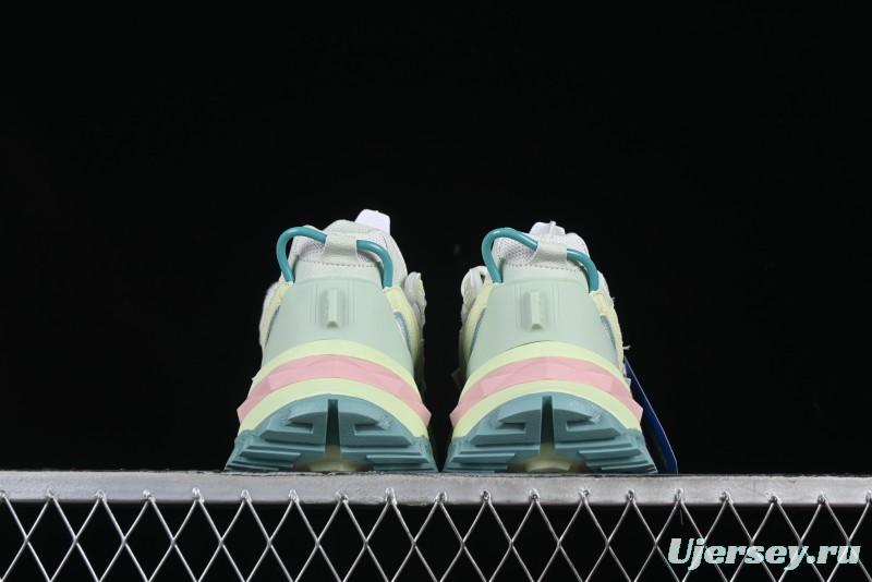 Playful Pastel Chunky Sneakers with Plush Bird Charm – Bold & Whimsical Streetwear Kicks