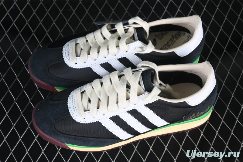 Adidas Samba x Bob Marley Limited Edition Sneakers - Retro Black with Rasta-Inspired Details