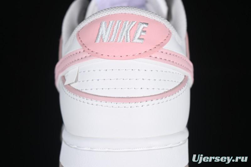 Nike SB Dunk Low Anniversary Premium Custom White Pink Low-Top Casual Skate Shoes - WP0212-013