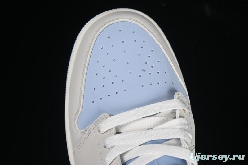 Nike Air Jordan 1 Low "Hydrogen Blue" Casual Sneakers with Retro Design - IB4003-407