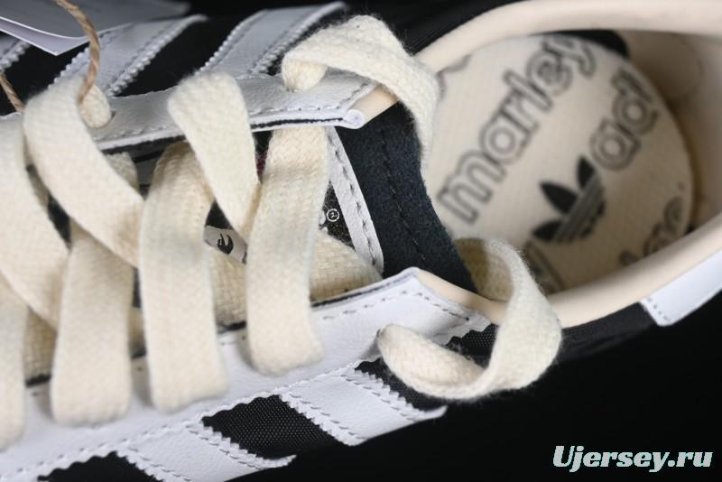 Adidas Samba x Bob Marley Limited Edition Sneakers - Retro Black with Rasta-Inspired Details