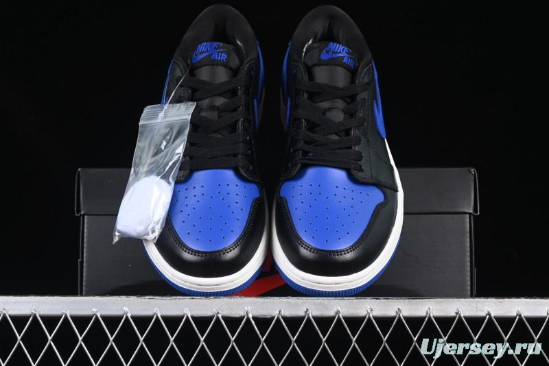 Nike Air Jordan 1 Low AJ1 Black Blue Casual Sneakers - IB1981-004